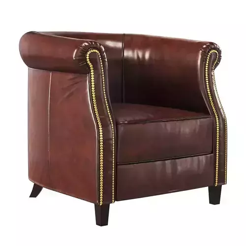 Armchair Fauteuil Oxford cigar 3D model