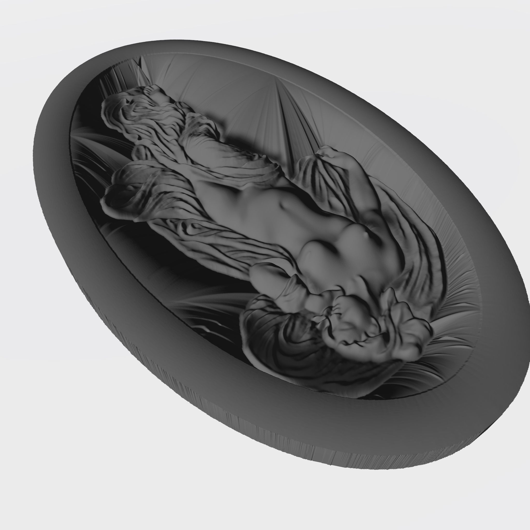 WOMAN RELIEF FOR CNC ROUTER 3D model_4