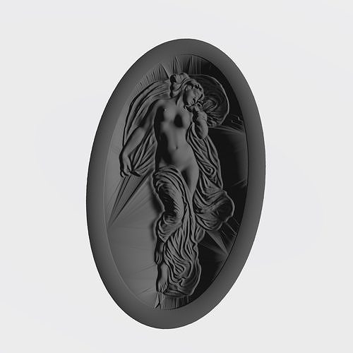 WOMAN RELIEF FOR CNC ROUTER 3D model