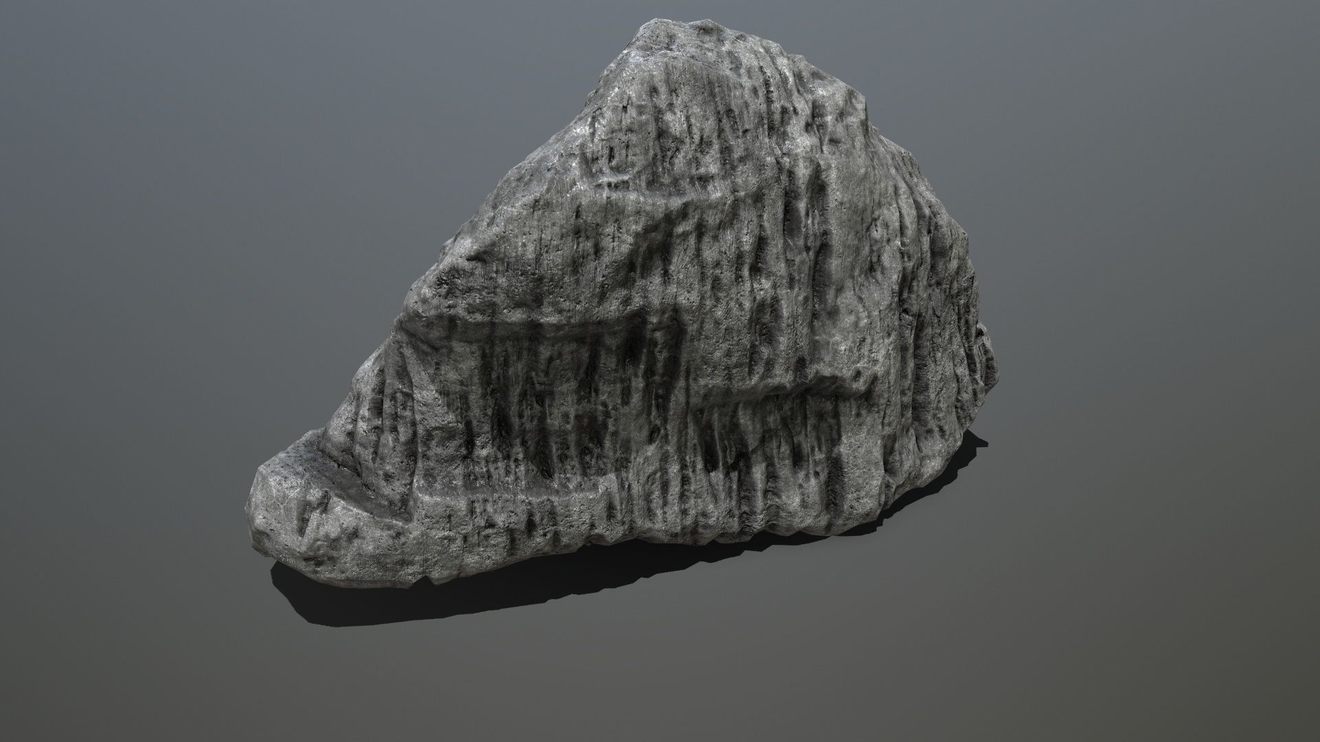 cliff rocks Low-poly 3D model_15