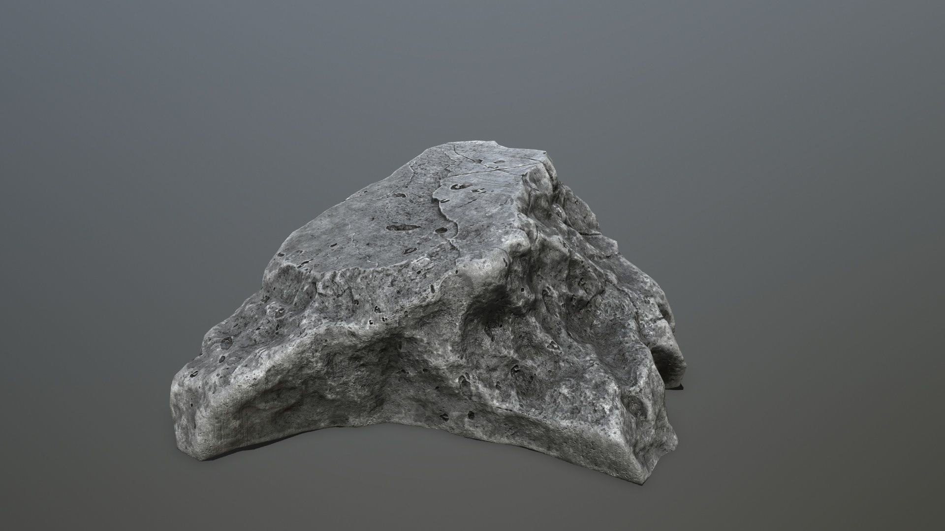 cliff rocks Low-poly 3D model_12
