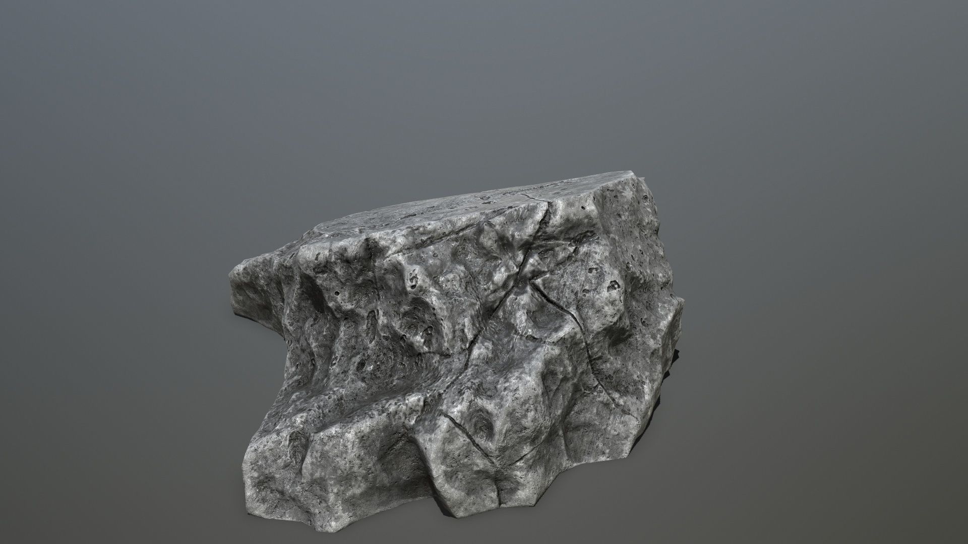 cliff rocks Low-poly 3D model_13