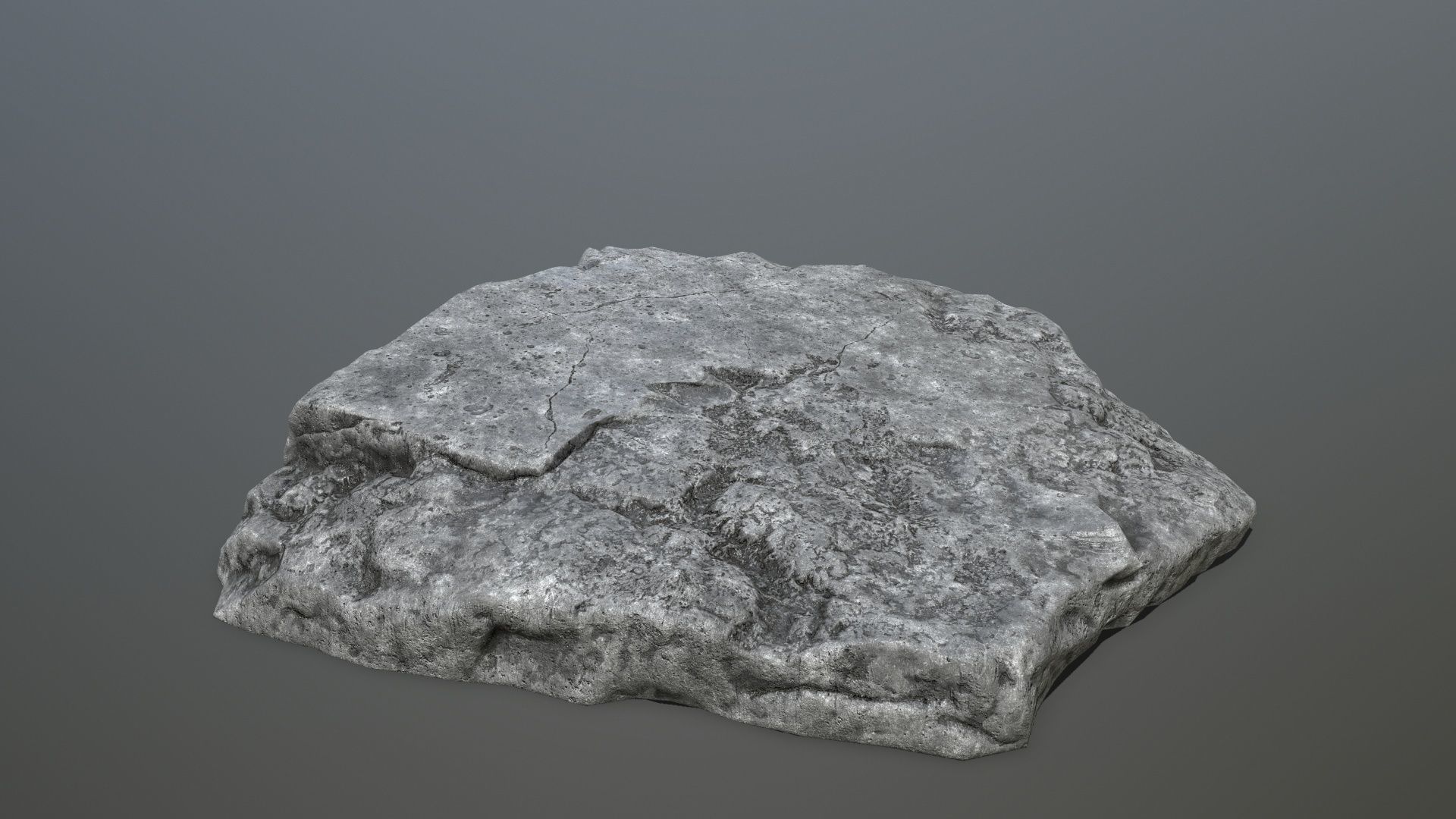 cliff rocks Low-poly 3D model_20