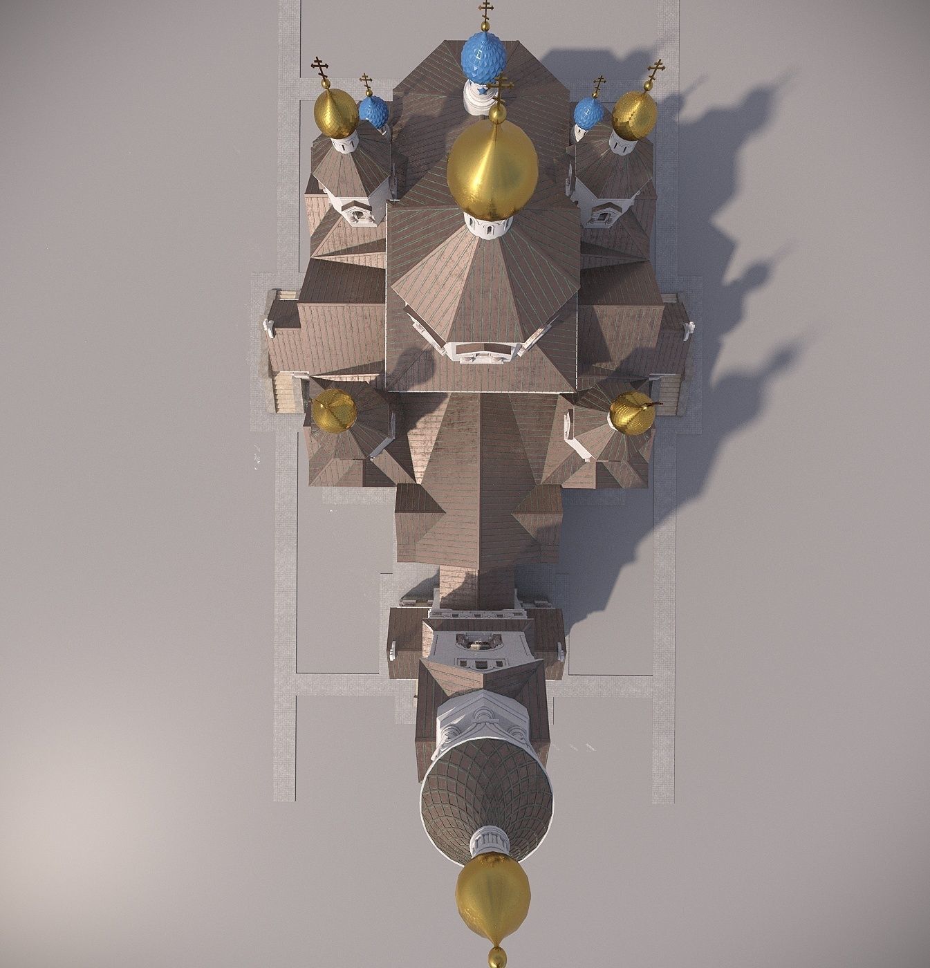 Orthodox church 3D model_6