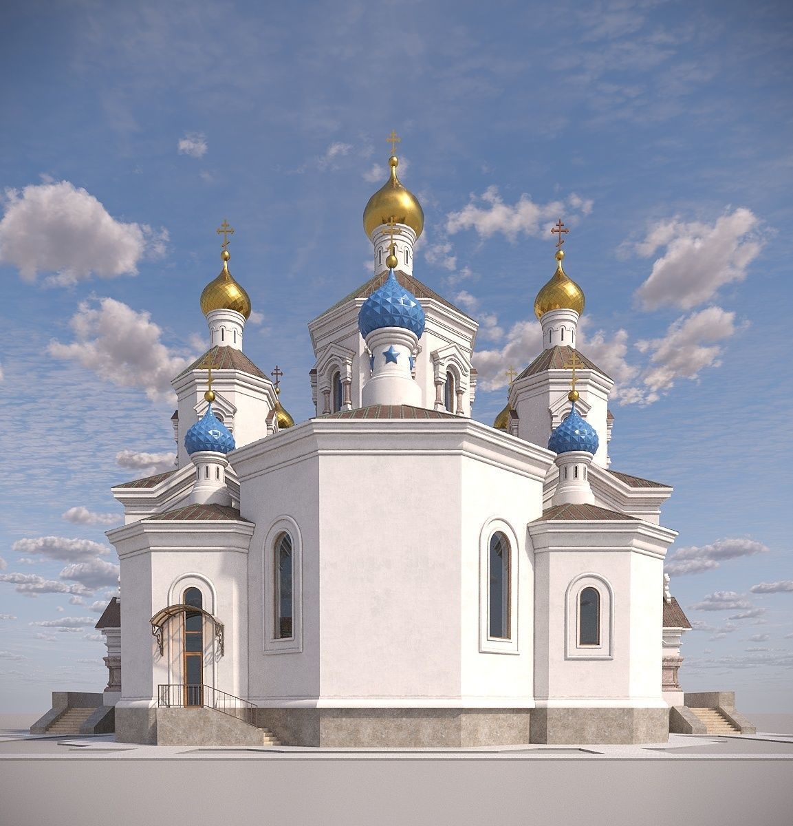 Orthodox church 3D model_5