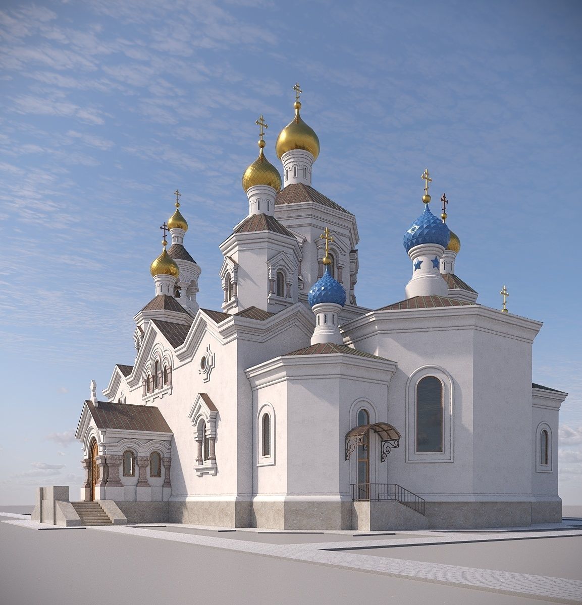 Orthodox church 3D model_1