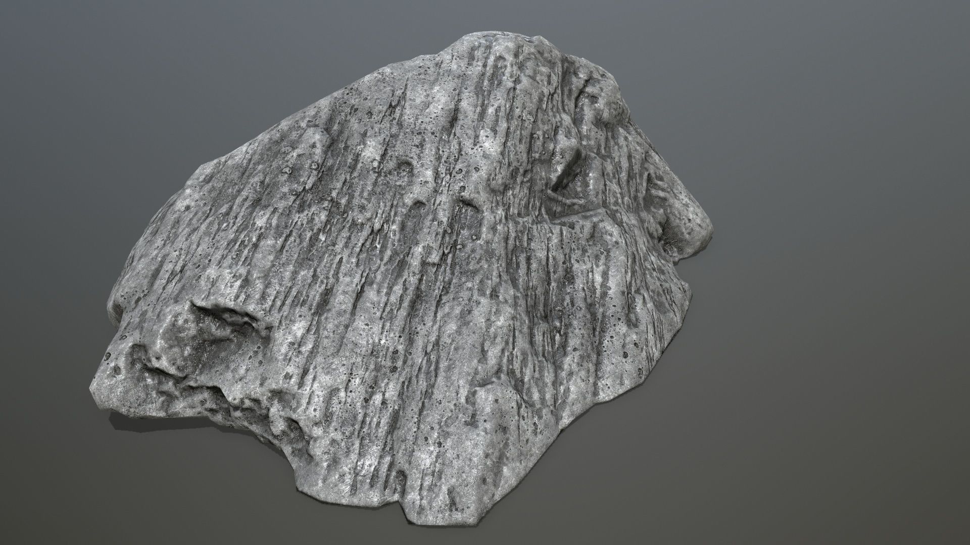 cliff rocks Low-poly 3D model_10
