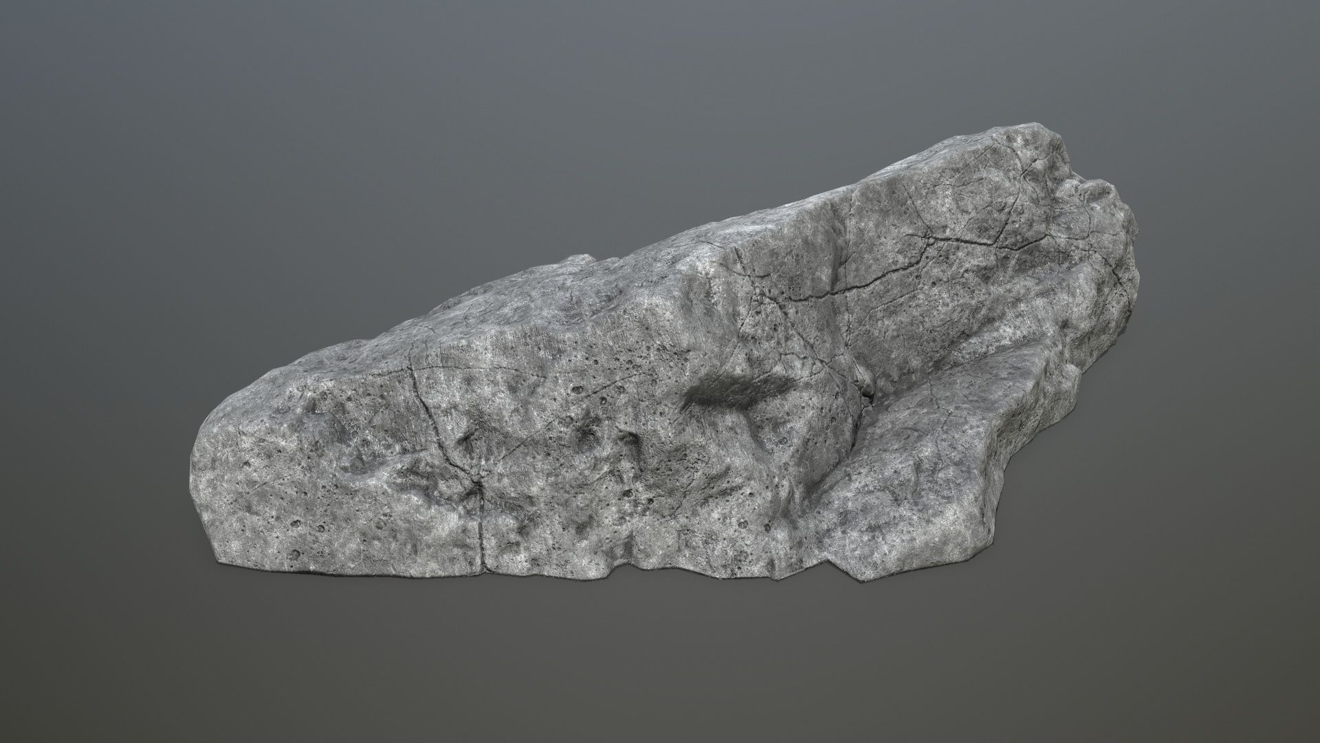 cliff rocks Low-poly 3D model_22