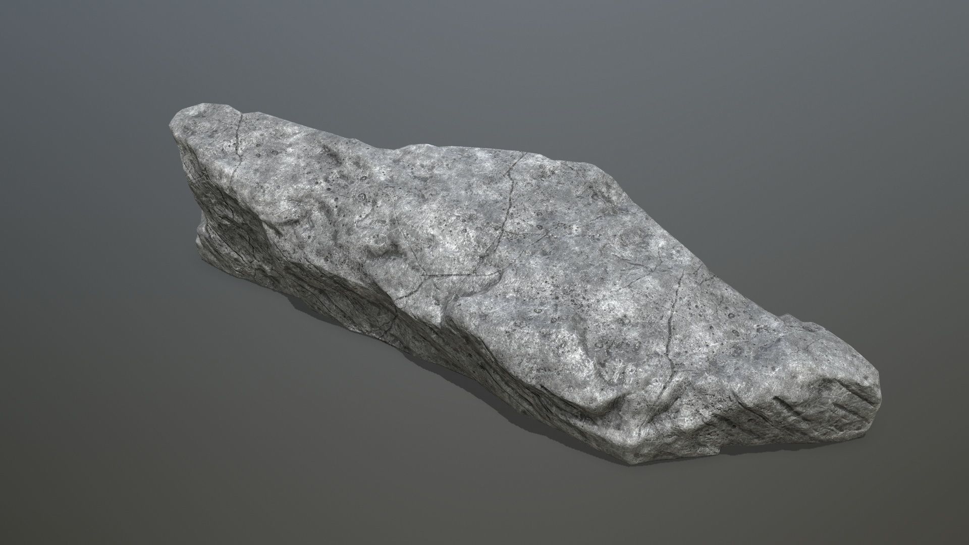 cliff rocks Low-poly 3D model_21