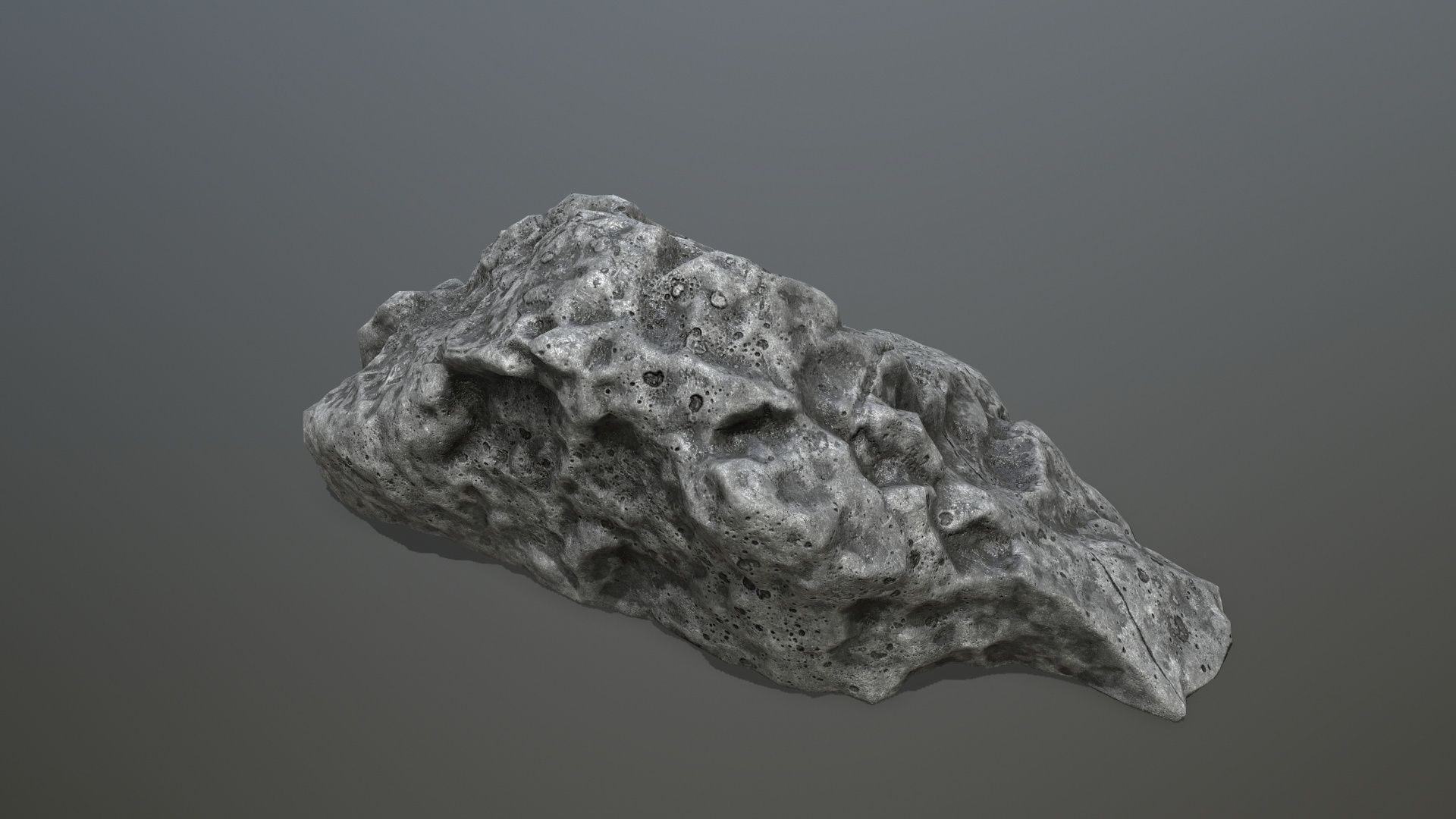 cliff rocks Low-poly 3D model_20