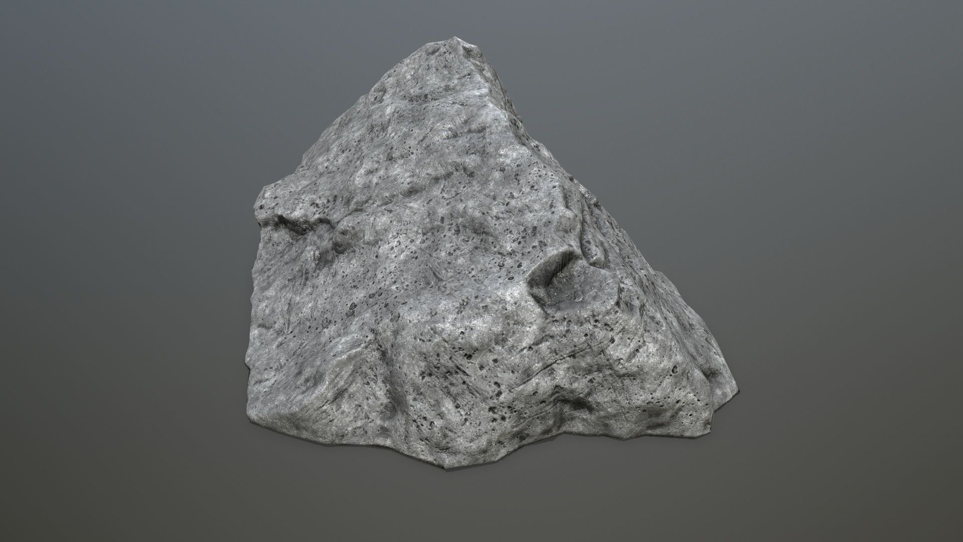cliff rocks Low-poly 3D model_11