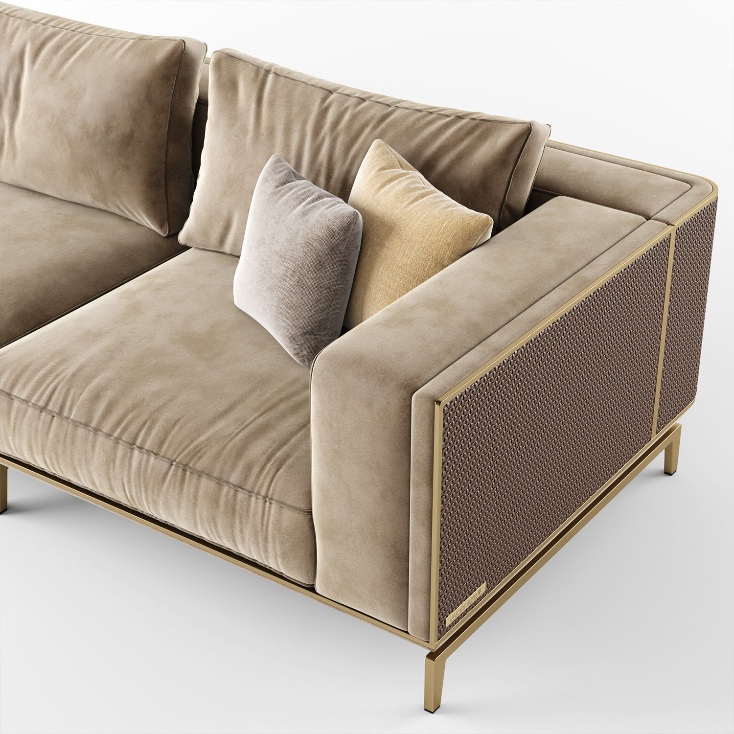 Visionnaire BACKSTAGE 3 seater sofa 3D model_3