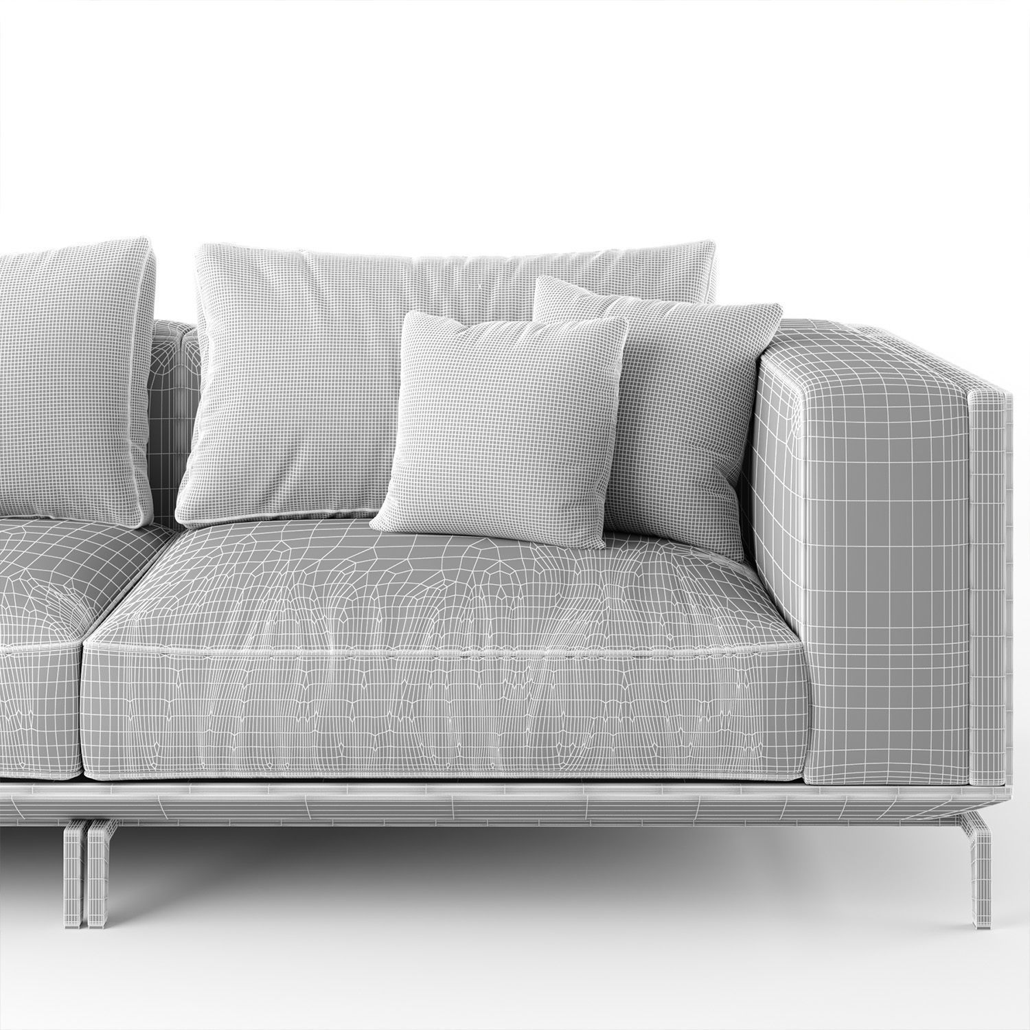 Visionnaire BACKSTAGE 3 seater sofa 3D model_5