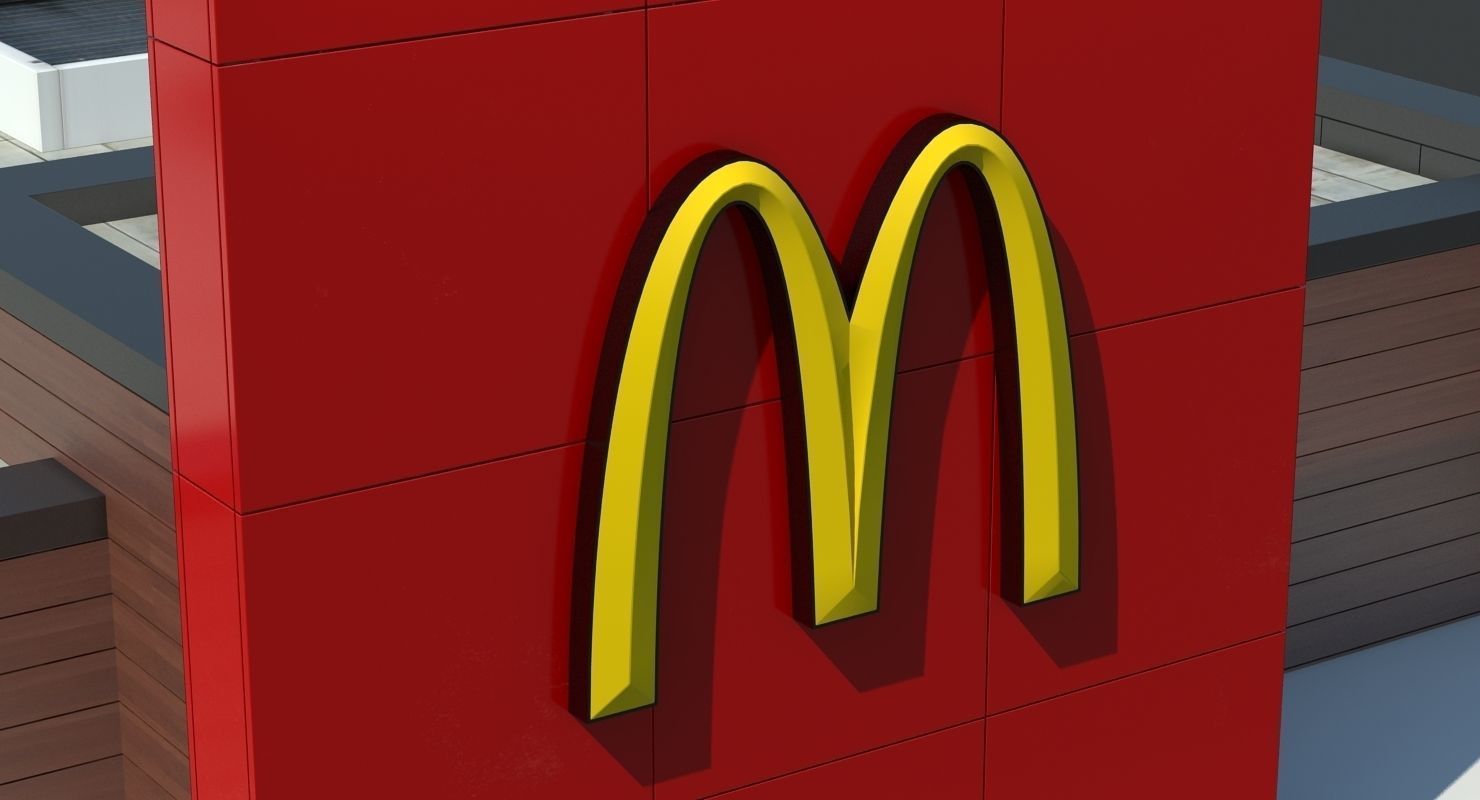 McDonalds Restaurant 3D model_6