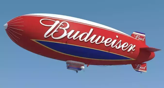 Budweiser Blimp 3D model
