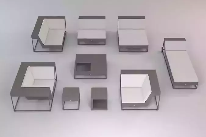 Dedon Garden Furniture Set 4