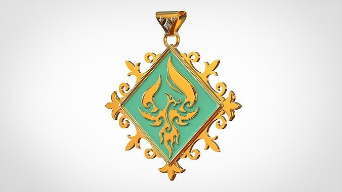 Alatus Nemeseos Pendant 3D print model