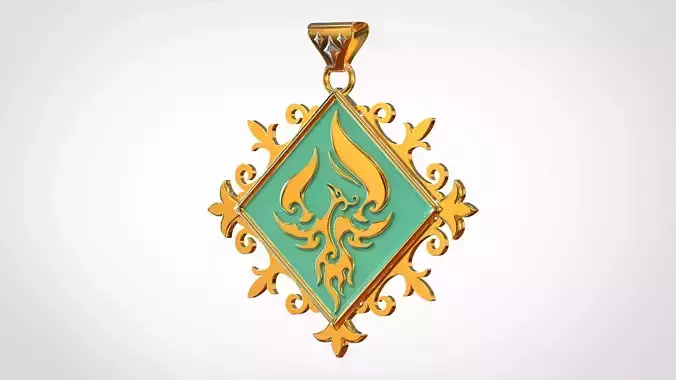 Alatus Nemeseos Pendant 3D print model