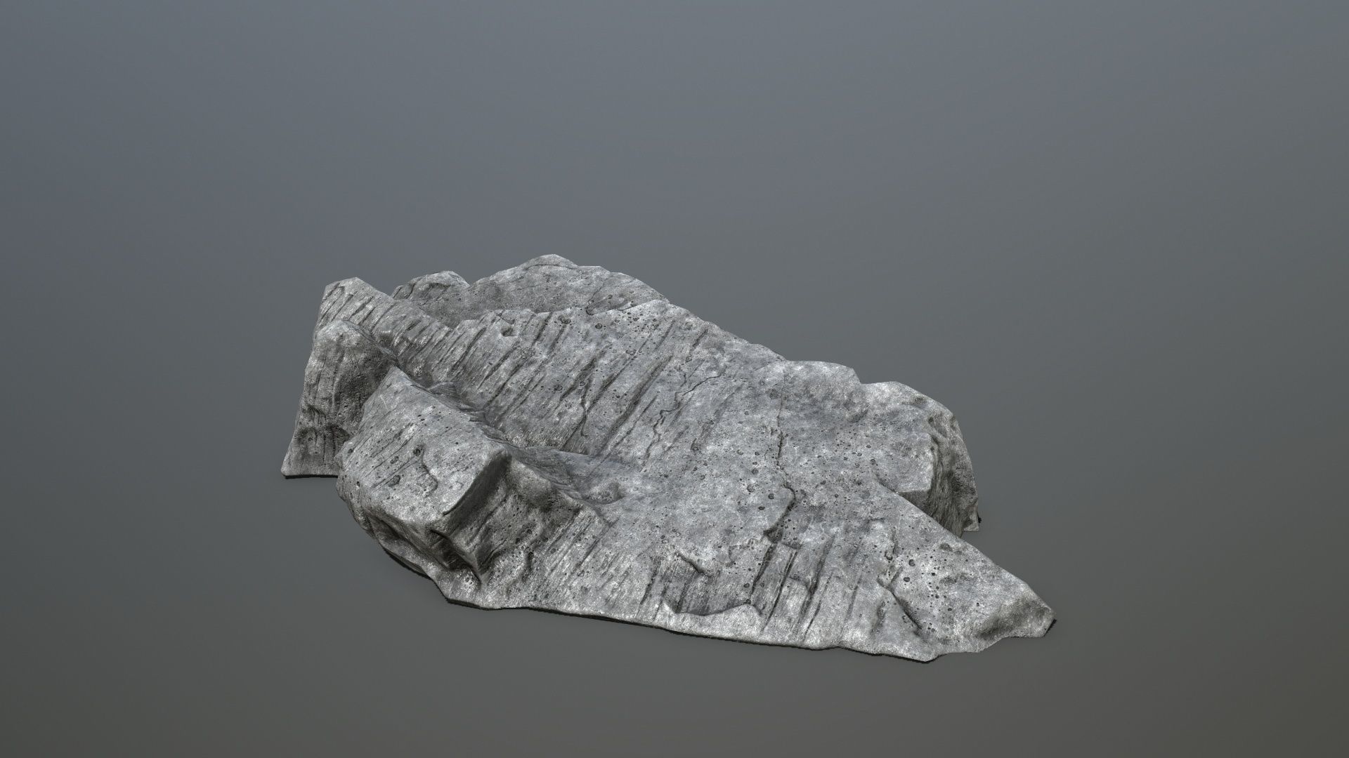 cliff rocks Low-poly 3D model_19