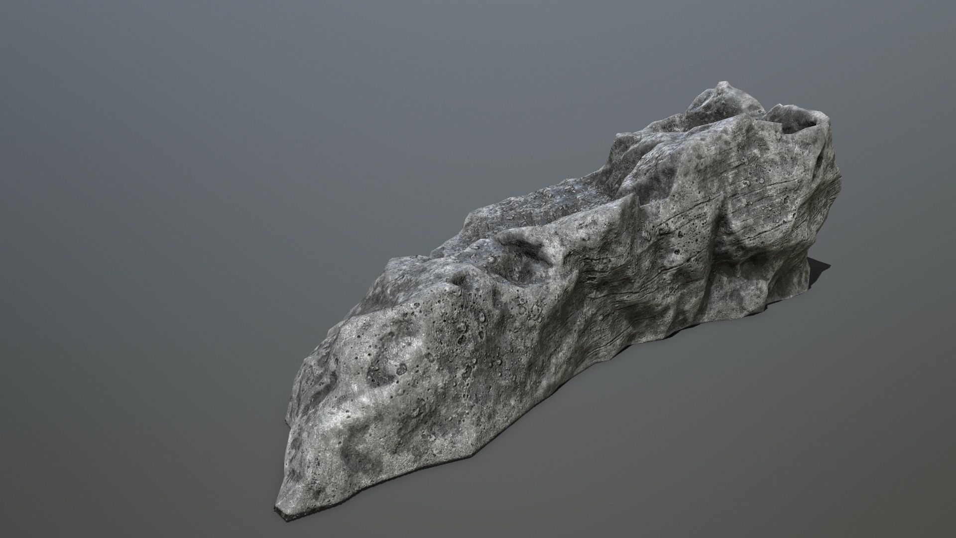 cliff rocks Low-poly 3D model_14