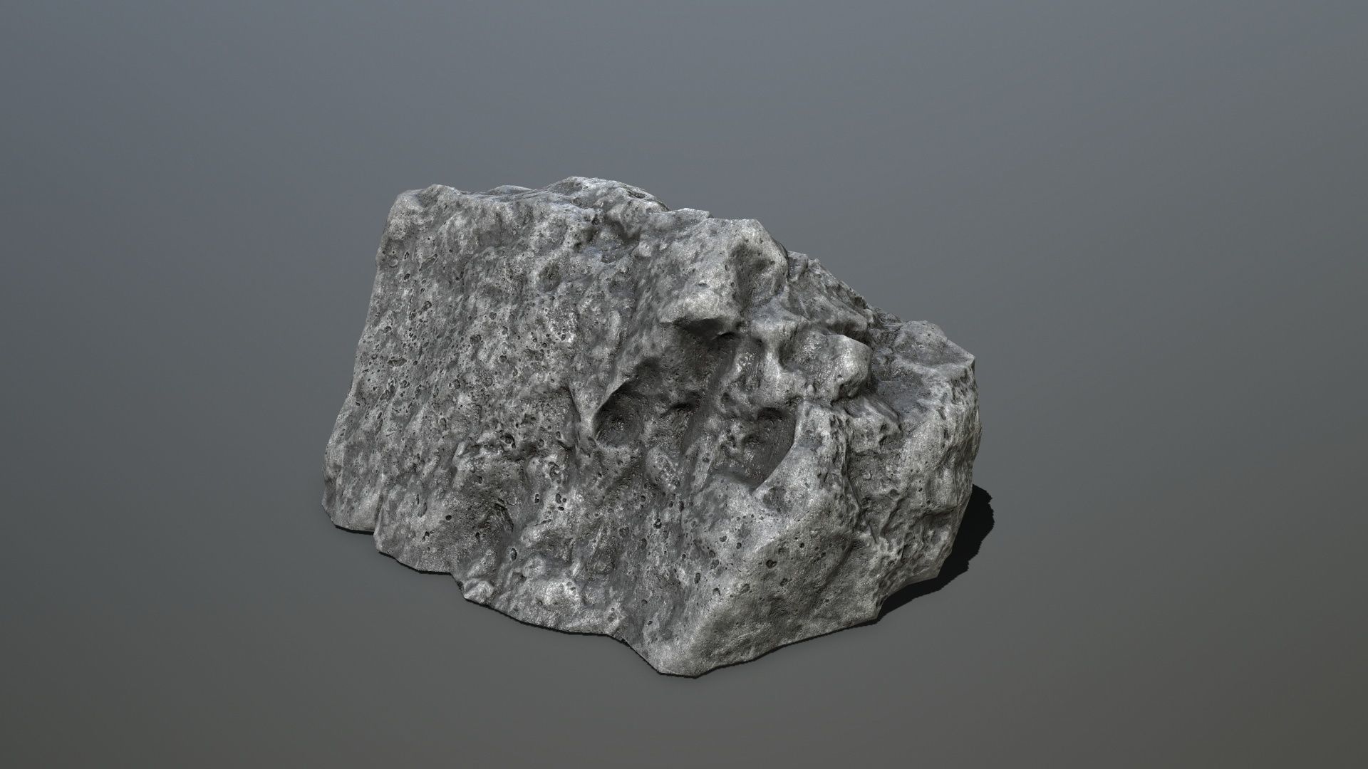 cliff rocks Low-poly 3D model_17