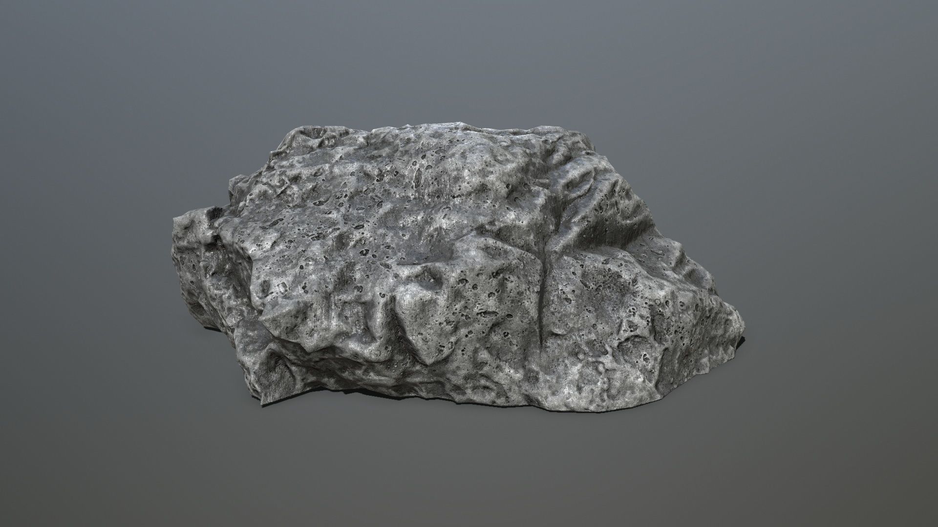 cliff rocks Low-poly 3D model_18