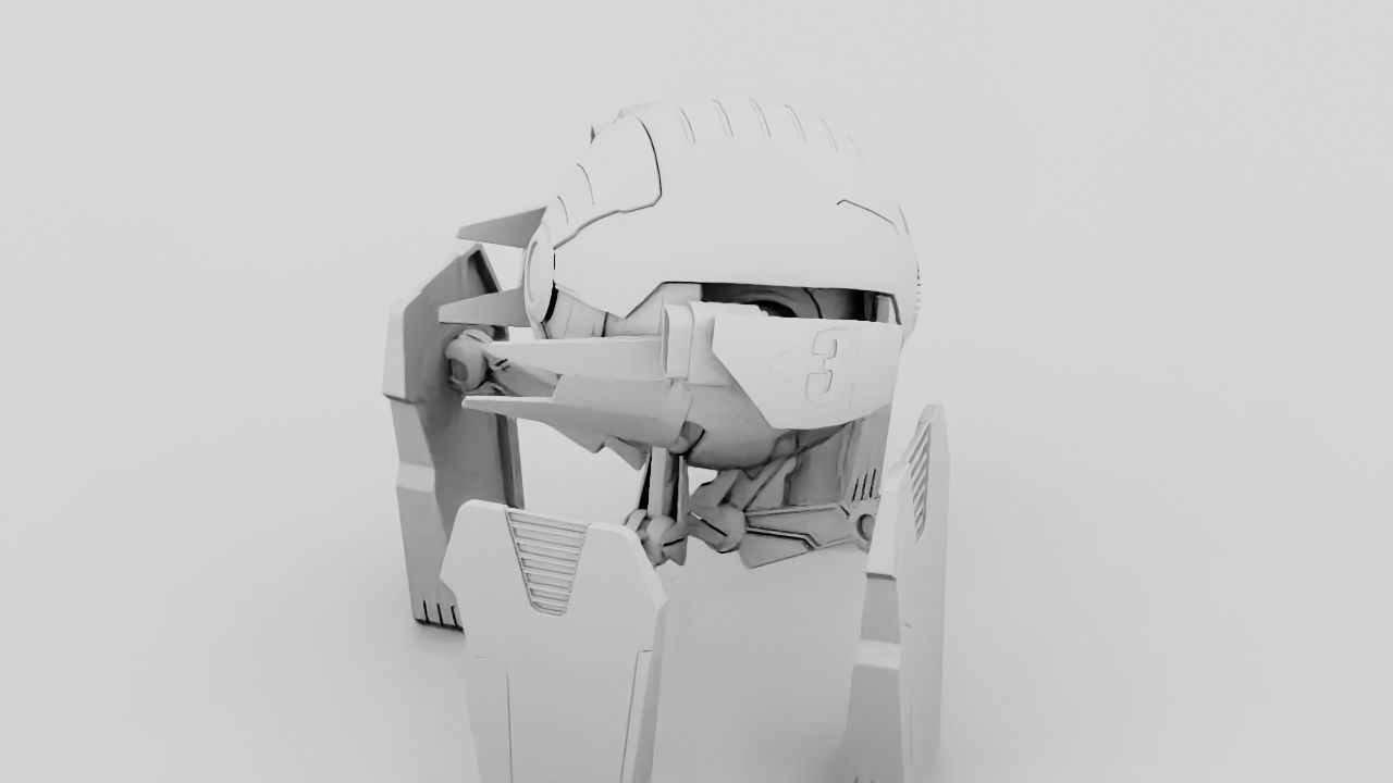 Ball Droid  rigged  - animated character 3D model_22