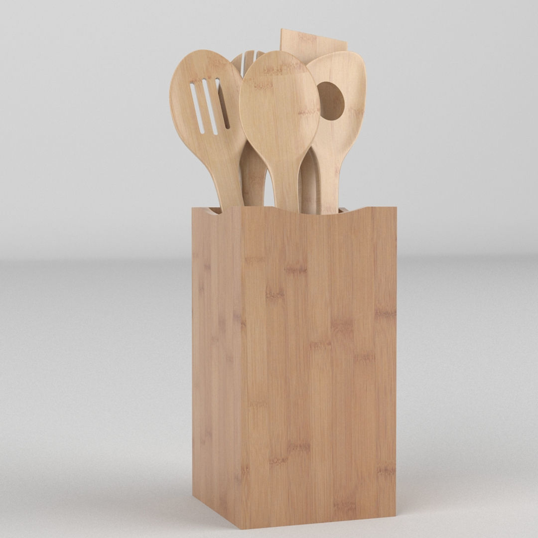 Fondue Set And Extras 3D model_5