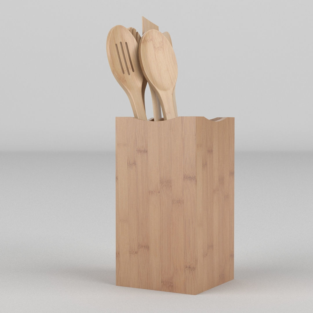 Fondue Set And Extras 3D model_9