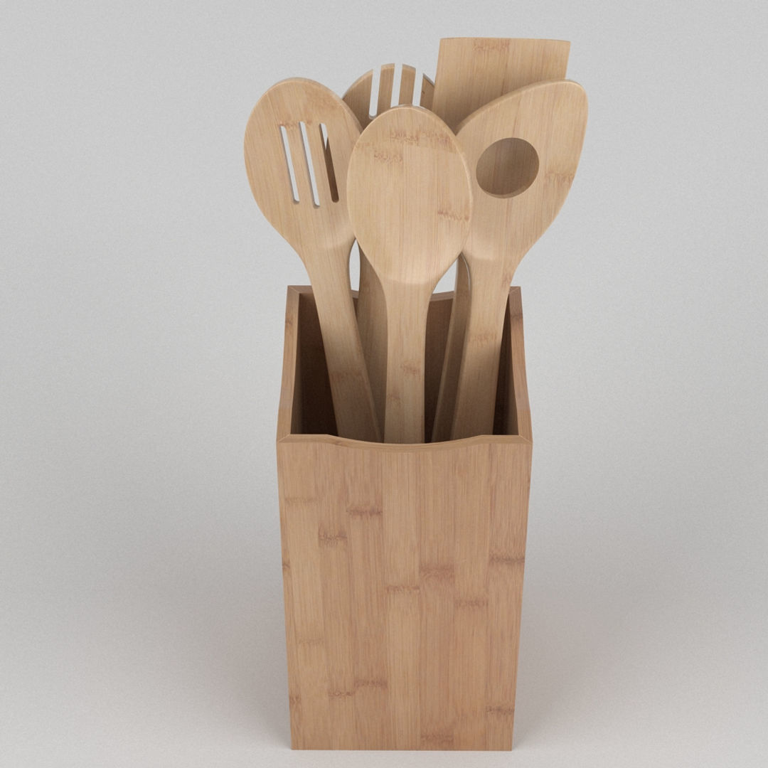 Fondue Set And Extras 3D model_8