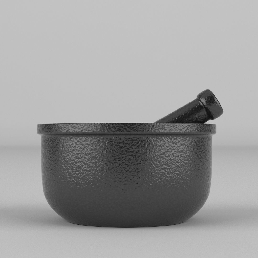 Fondue Set And Extras 3D model_15