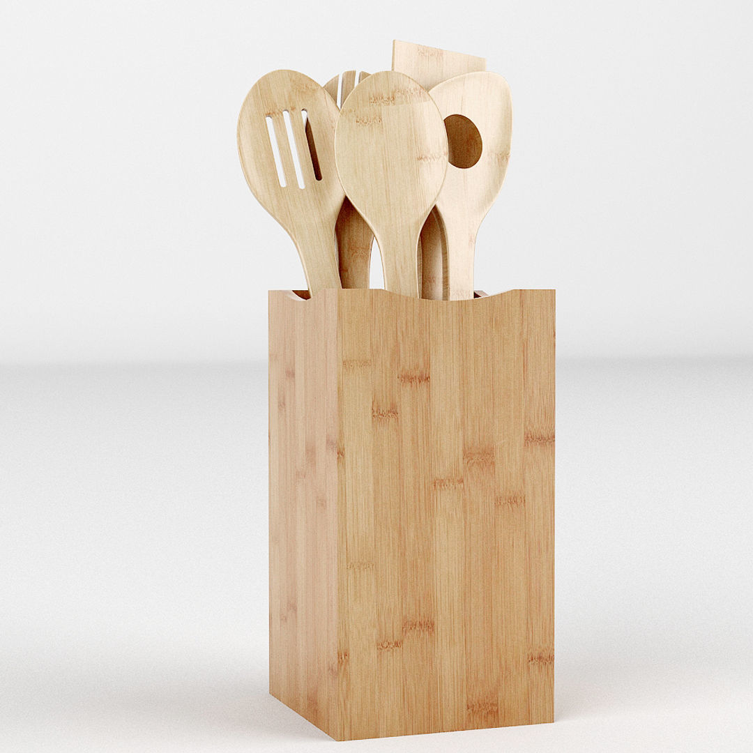 Fondue Set And Extras 3D model_4