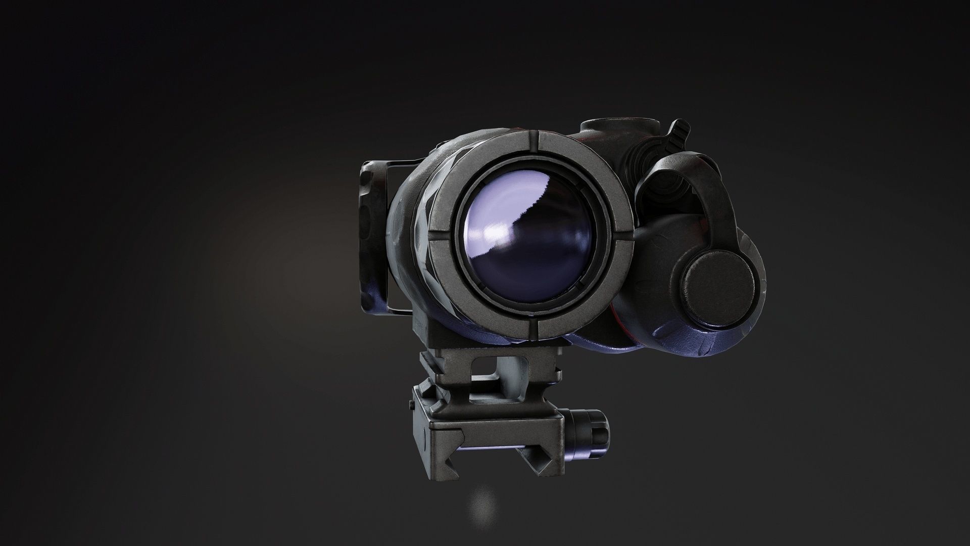 SkeetIR x Thermal Optic Low-poly 3D model_4