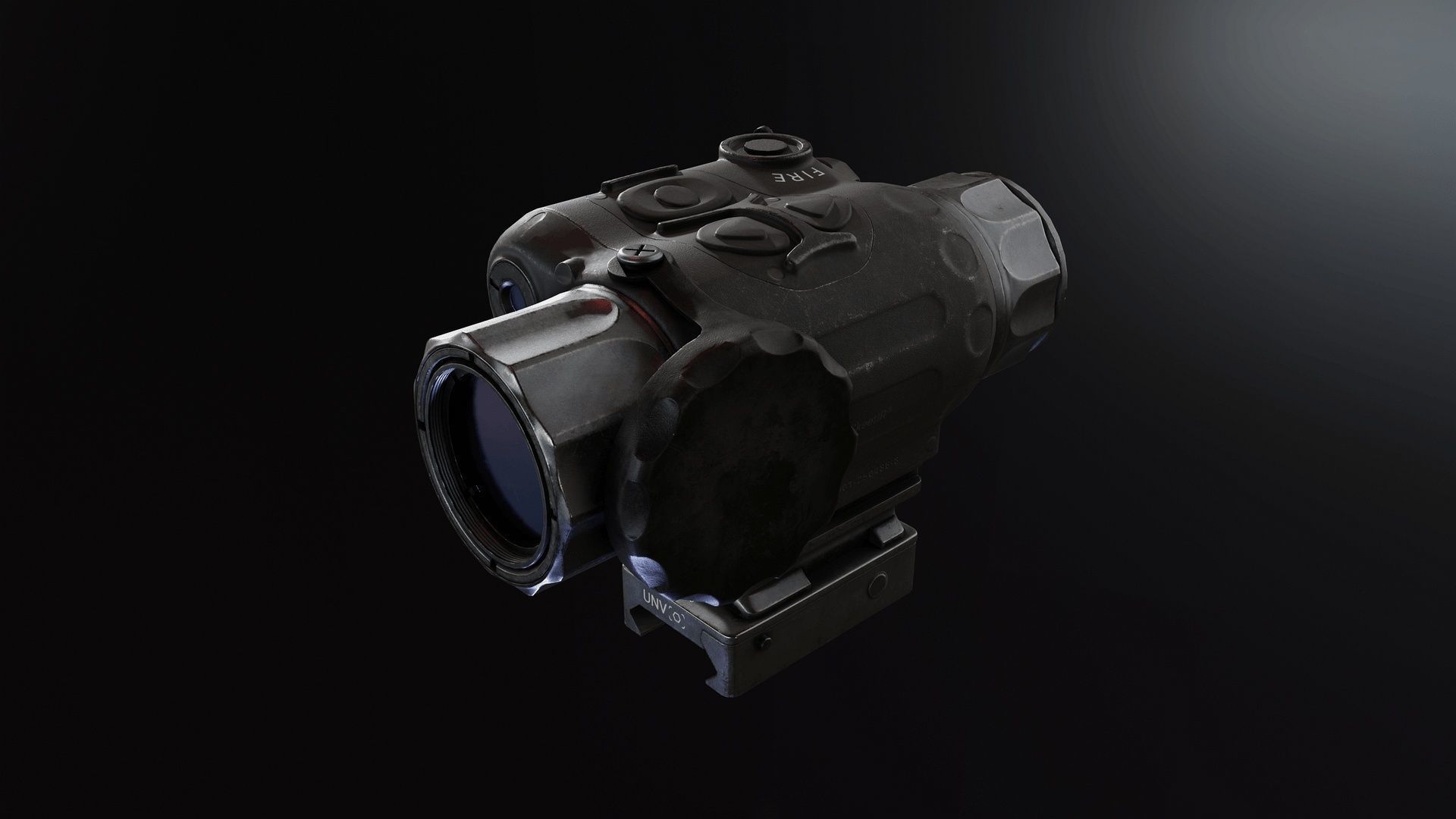 SkeetIR x Thermal Optic Low-poly 3D model_2