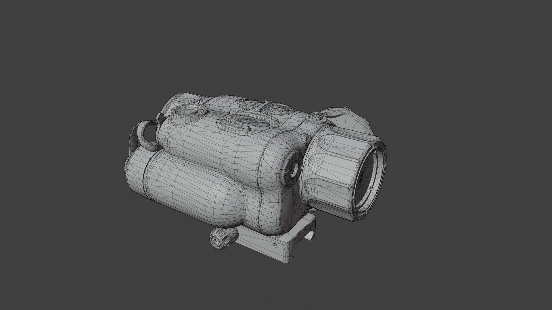 SkeetIR x Thermal Optic Low-poly 3D model_6