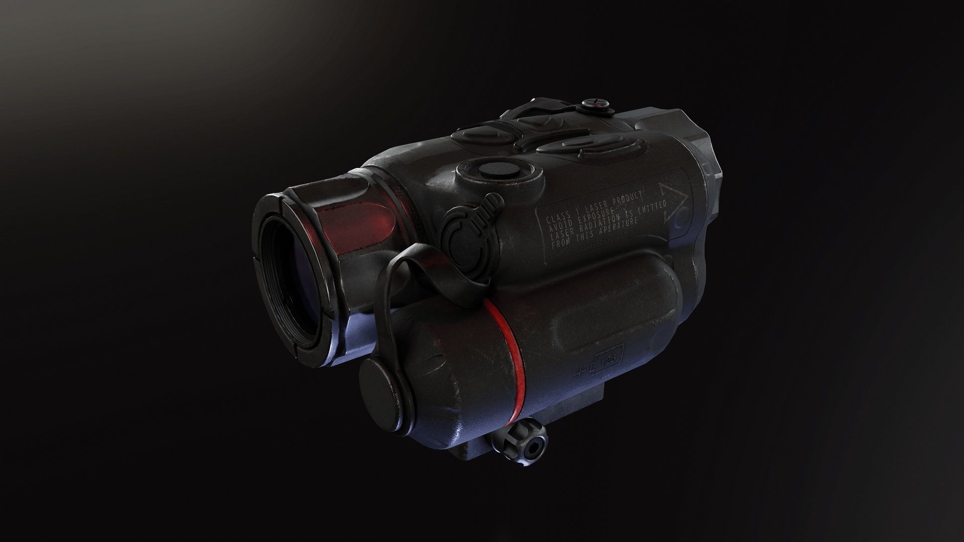 SkeetIR x Thermal Optic Low-poly 3D model_1