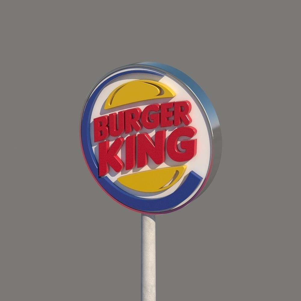 Burger King Restaurant 3D model_5