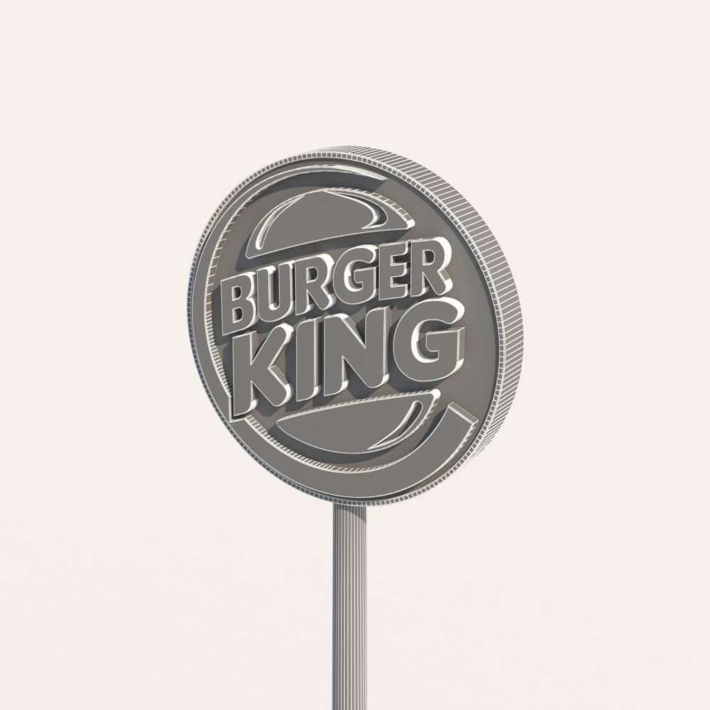 Burger King Restaurant 3D model_10