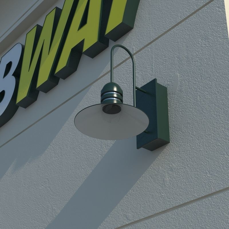 Subway Restaurant 3D model_5