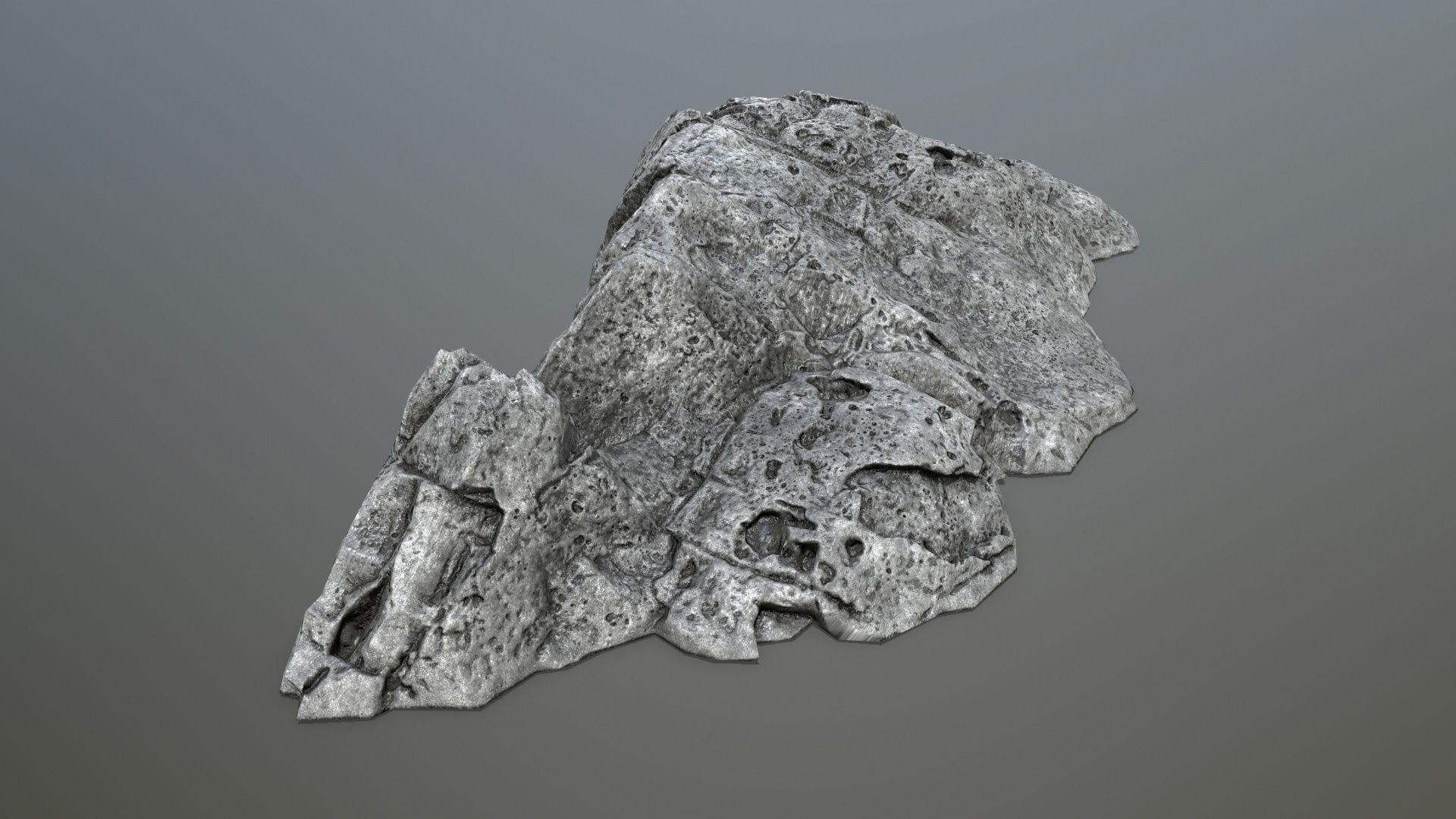 cliff rocks  Low-poly 3D model_23