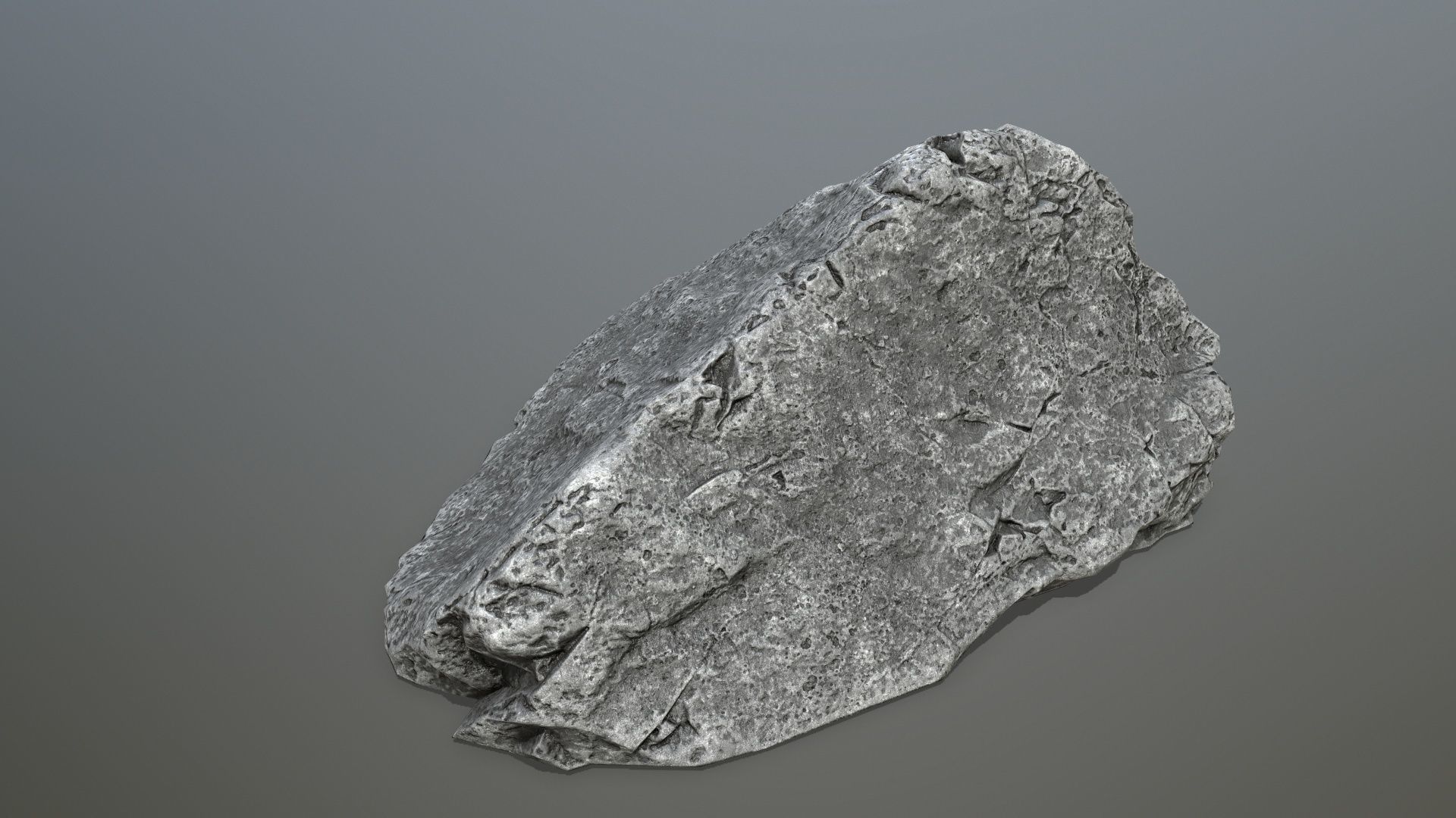 cliff rocks  Low-poly 3D model_9