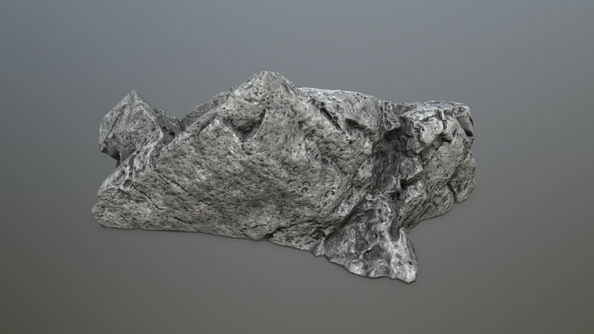 cliff rocks  Low-poly 3D model_17