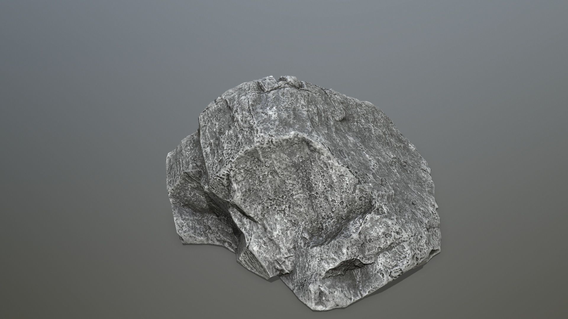 cliff rocks  Low-poly 3D model_8