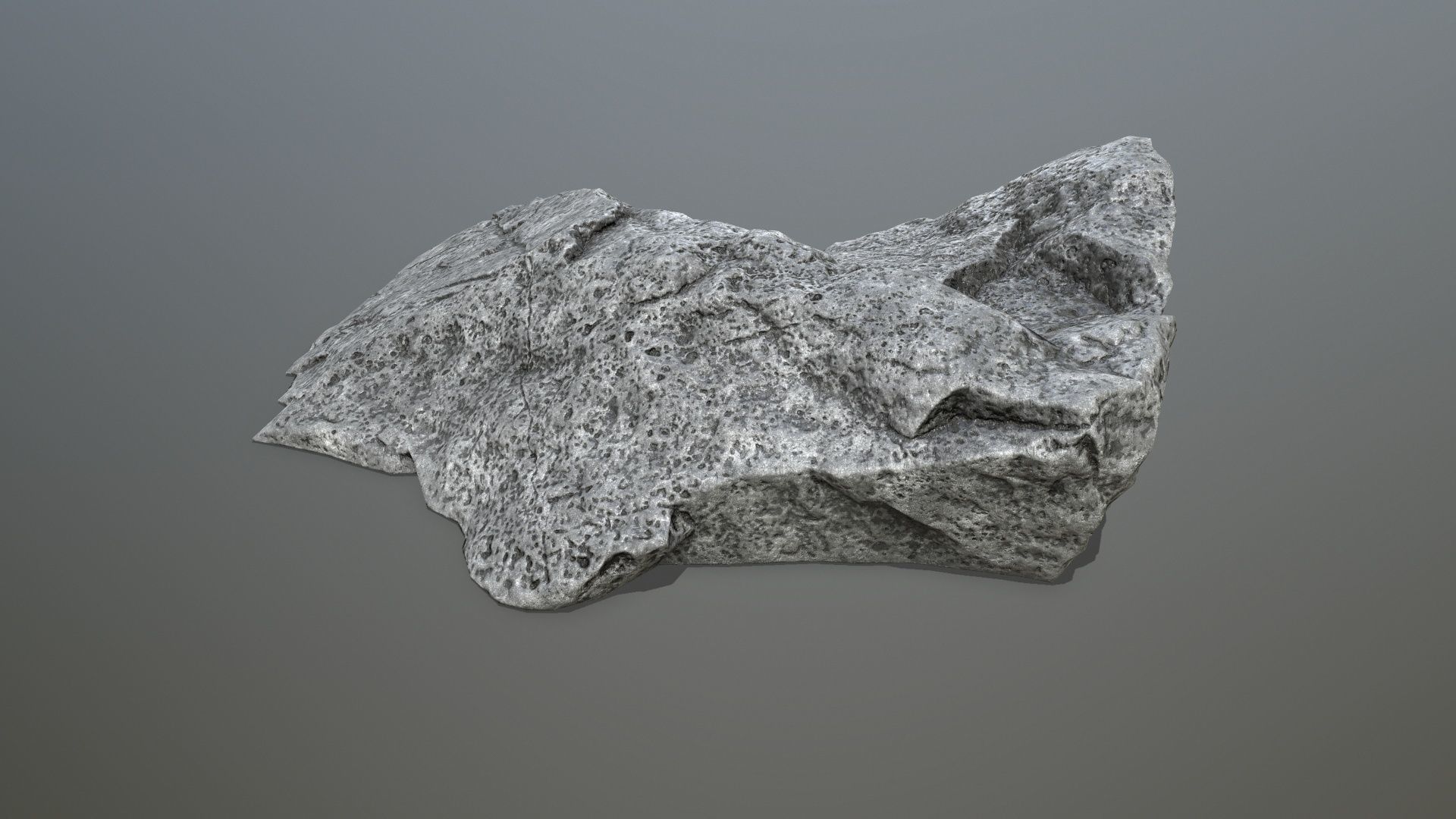 cliff rocks  Low-poly 3D model_19
