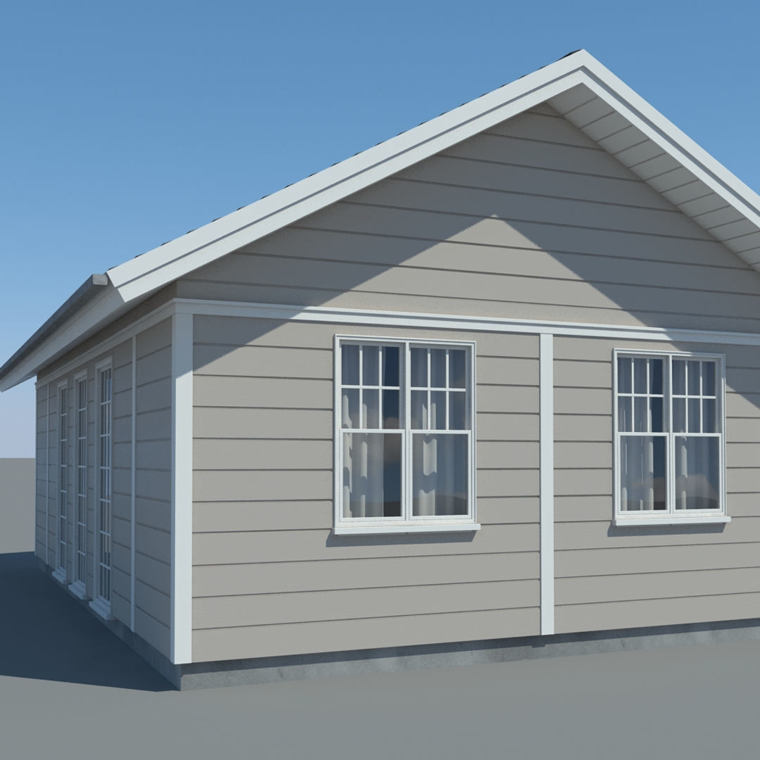 Wooden Cabin 3D model_8