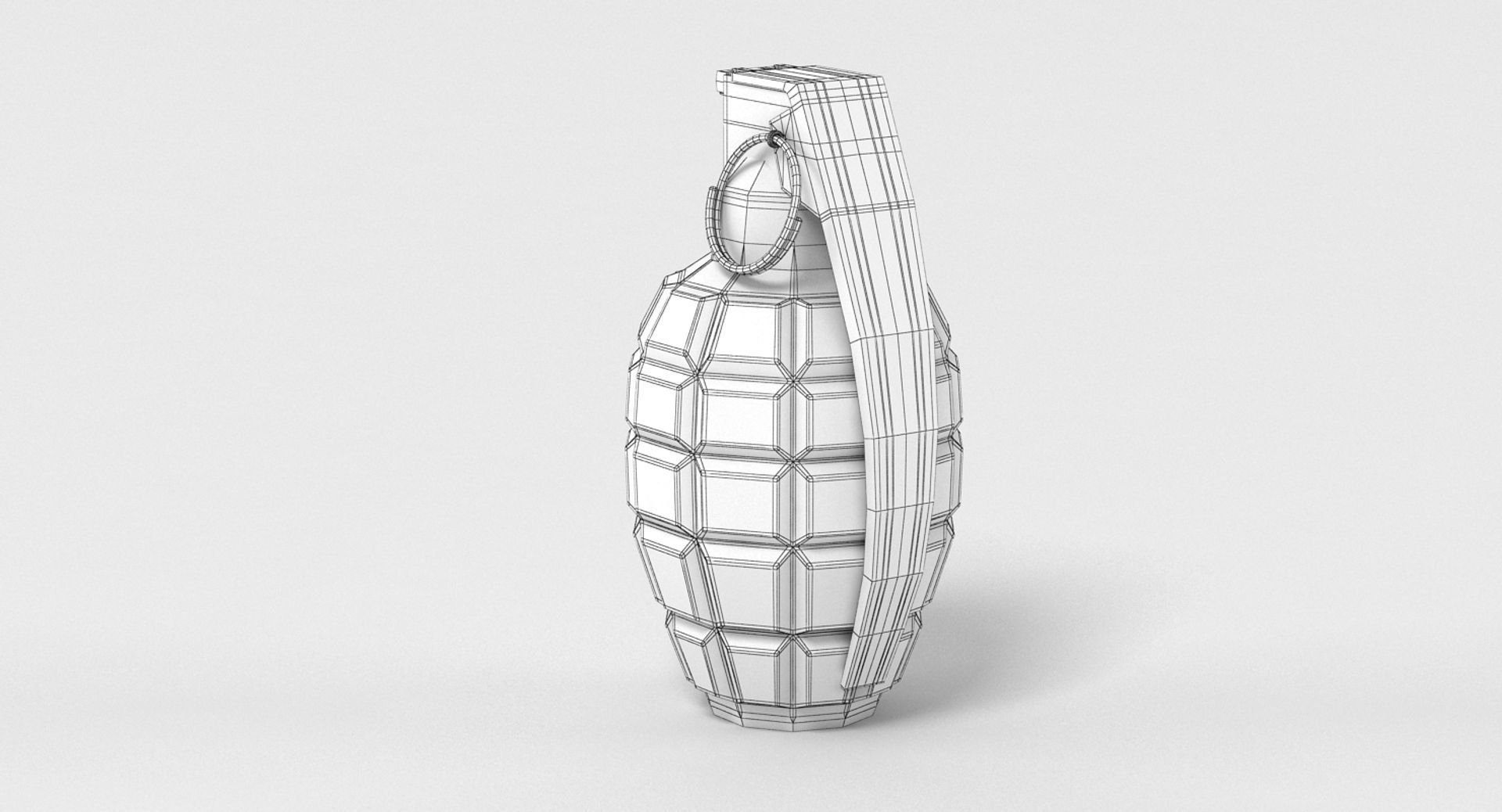 Hand Grenade 2 3D model_7