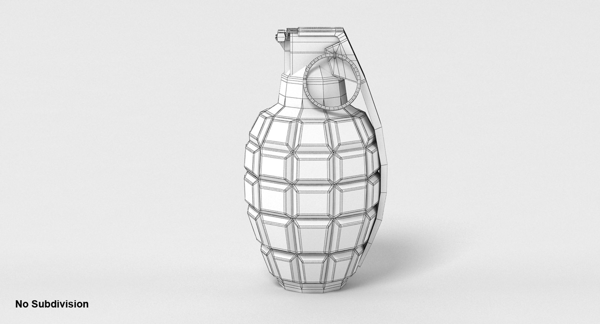 Hand Grenade 2 3D model_10