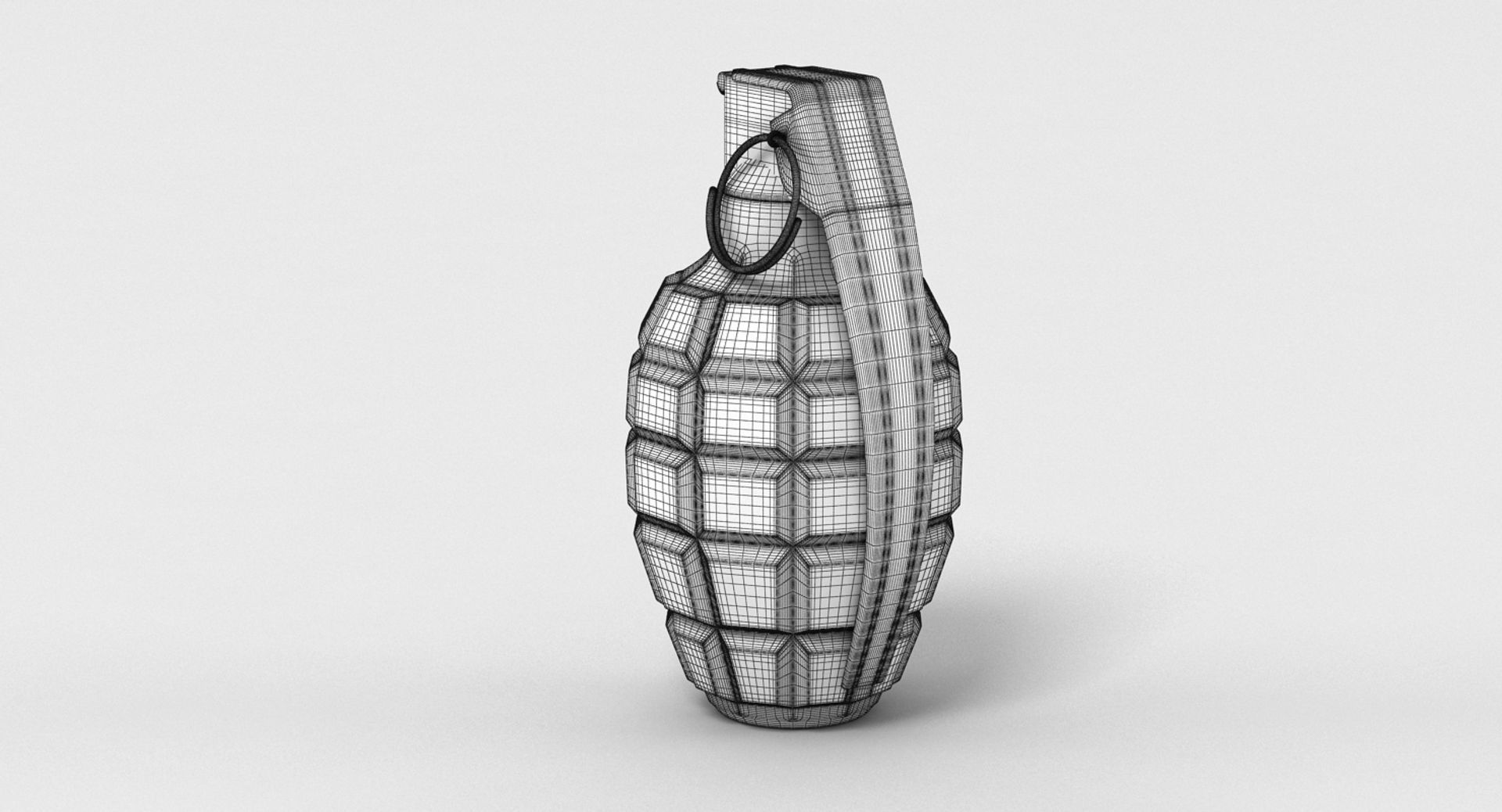Hand Grenade 2 3D model_9
