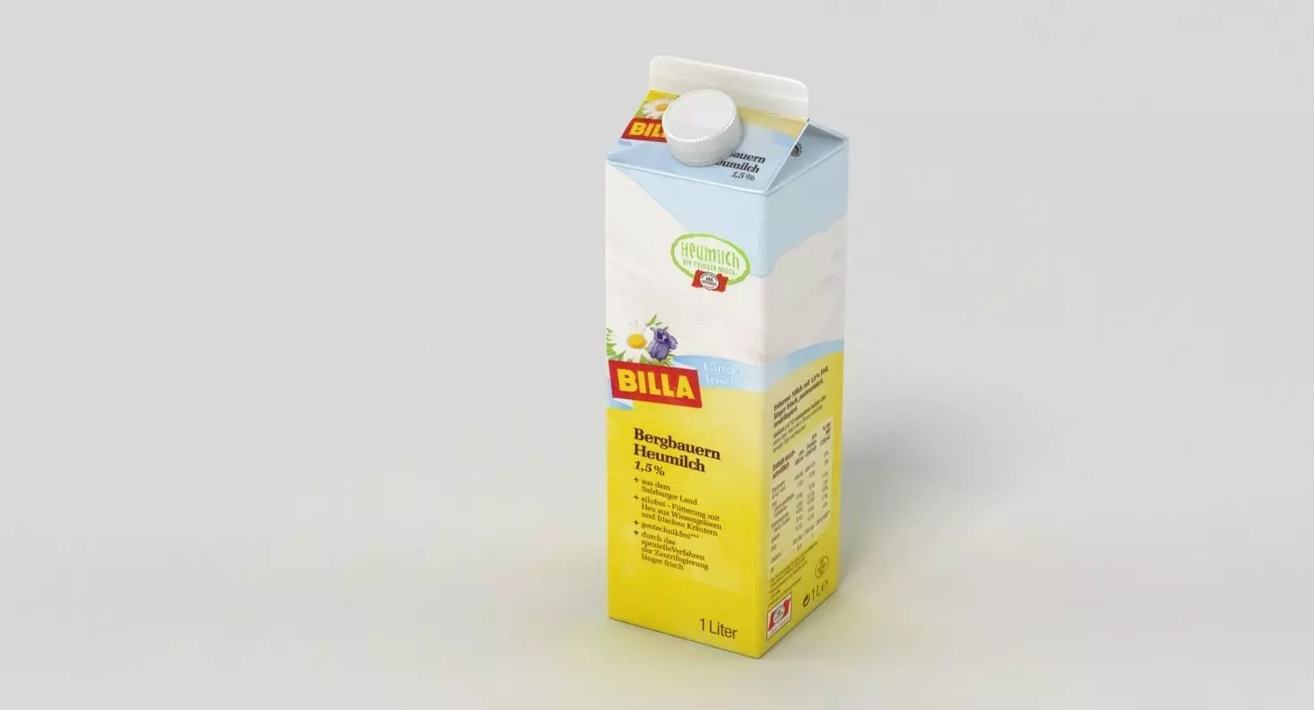 Milk Carton 3D model_0