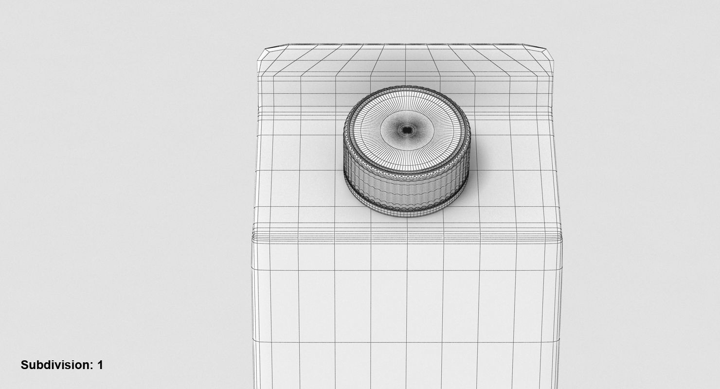 Milk Carton 3D model_14